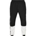 Jogginghose STARTER BLACK LABEL "Starter Black Label Herren Starter Two Toned Jogging Pants" Gr. XL, US-Größen, schwarz-weiß (schwarz, weiß), Herren, 100% Nylon, Hosen