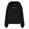 Kapuzenpullover KARL KANI "Karl Kani Damen Karl Small Signature Essential Os Hoodie" Gr. L, schwarz Damen Pullover