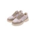 Sneaker ILSE JACOBSEN "TULIP4091", Damen, Gr. 37, lila (gray lila), Obermaterial: 100% Polyester; Futter: 100% Polyester; Innensohle: Naturkautschuk; Laufsohle: Gummi, casual, Schuhe, Logo Sneaker aus recycelter Mikrofaser