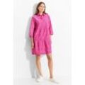 Blusenkleid CECIL Gr. XL (44), US-Größen, pink (bloomy pink) Damen Kleider aus 100% Baumwolle