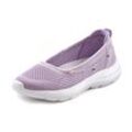 Sneaker LASCANA, Damen, Gr. 36, lila (flieder), Obermaterial: 100% Textilmaterial. Decksohle: 100% Textilmaterial. Laufsohle: 100% Synthetik, unifarben, sportlich, Schuhe, Slip-On-Sneaker, Slipper, Ballerina, Halbschuhe VEGAN