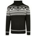 Rundhalspullover BRANDIT "Brandit Herren Troyer Norweger" Gr. 3XL, schwarz Herren Pullover