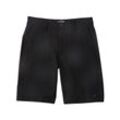 2-in-1-Shorts BILLABONG "Crossfire Slub", Kinder, Gr. 13(152-160cm), schwarz, 80% recyceltes Polyester, 13% Baumwolle, 7% Elastan, Hosen