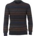 Strickpullover CASAMODA "CASAMODA Pullover gestreift" Gr. L, braun Herren Pullover