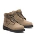 Schnürboots TIMBERLAND "TIMBERLAND PREMIUM 6 INCH LACE UP WATERPROOF BOOT", Gr. 36, beige (medium beige nubuck), Leder, sportlich, Schuhe, Winterstiefel, Schnürstiefel, Winterschuhe, wasserdicht