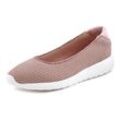 Ballerina LASCANA Gr. 35, rosa Damen Schuhe Freizeitschuh, Slipper, Halbschuh, Sneaker Slip-In, leichte Mesh-Optik