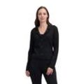 Strickjacke BETTY BARCLAY "Betty Barclay Strickblazer langarm" Gr. 36, schwarz Damen Strickjacken Glitzer