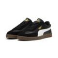 Sneaker PUMA "CLUB II ERA" Gr. 41, schwarz-weiß (puma schwarz, puma weiß, gold) Schuhe