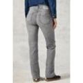 Slim-fit-Jeans CECIL Gr. 28, Länge 32, grau (mid grau wash), Damen, 78% Baumwolle, 20% Polyester, 2% Elasthan, unifarben, Jeans, High Waist