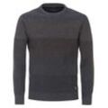 Strickpullover CASAMODA "CASAMODA Pullover gestreift" Gr. L, braun Herren Pullover