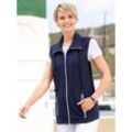 Jerseyweste CLASSIC BASICS, Damen, Gr. 38, blau (marine), 100% Baumwolle, unifarben, Westen