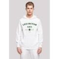 Kapuzenpullover F4NT4STIC "Lexington Ave HOODIE" Gr. L, weiß, Herren, Obermaterial: 50% Baumwolle, 50% Polyester, Pullover, Print