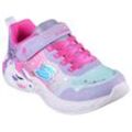 Sneaker SKECHERS "UNICORN DREAMS" Gr. 31, lila (lavendel, rosa einhorn) Kinder Schuhe Blinkschuh, Klettschuh, Kinderschuh mit Gummizug und Klettriegel