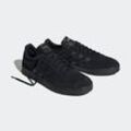 Sneaker ADIDAS SPORTSWEAR "VL COURT 2.0", Gr. 44, schwarz (core schwarz, core schwarz, gold metallic), Leder, Synthetik, sportlich, Schuhe, Design auf den Spuren des adidas Samba