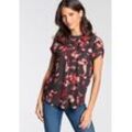 Shirtbluse LAURA SCOTT Gr. 34, rot (rot aop) Damen Blusen im angesagtem Print - NEUE KOLLEKTION