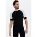 Funktionsshirt ELITE LAB "Bike Elite X1", Herren, Gr. L, schwarz-weiß (weiß, schwarz), 82% Polyester, 18% Elasthan, unifarben, sportlich, Rundhals, Kurzarm, Shirts, aus hochwertigem Material