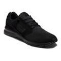 Sneaker DC SHOES "Skyline", Gr. 6(38), schwarz (schwarz, schwarz, schwarz), Obermaterial: Leder [Kuh] / Futter: Textil / Außensohle: Gummi, Schuhe