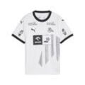 Trainingsshirt PUMA "THW Kiel 24/25 Heimtrikot Jugendliche", Kinder, Gr. 116, schwarz-weiß (weiß schwarz), Obermaterial: 100% Polyester; Rippe: 100% Polyester, bedruckt, regular fit, Rundhals, Kurzarm, Shirts