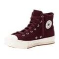 Sneaker CONVERSE "CHUCK TAYLOR ALL STAR EVA LIFT", Gr. 39, rot (bloodstone, egret, gum honey), Textil, sportlich, Schuhe