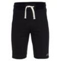 Sweatshorts OCEAN SPORTSWEAR "Relax Fit", Herren, Gr. S (44/46), N-Gr, schwarz, Sweatware, Obermaterial: 100% Baumwolle, casual, bequem kurz, Hosen, mit Reißverschlusstaschen