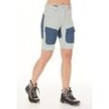 Shorts WHISTLER "Lara", Damen, Gr. 34, EURO-Größen, blau (hellblau), 65% Polyester, 35% Baumwolle, mehrfarbig, sportlich, Hosen, mit dehnbarem Funktionsstretch