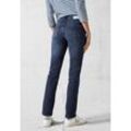 Comfort-fit-Jeans CECIL Gr. 28, Länge 30, blau (blue black used wash) Damen Jeans in dunkelblauer Waschung