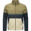 Fleecejacke RAGWEAR "Lonndy" Gr. L (52), grün (olivgrün), Herren, Fleece, Material: 100% Polyester, Jacken, Angesagte Herren Plüschjacke mit hohem Kragen