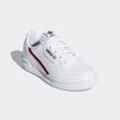 Sneaker ADIDAS ORIGINALS "CONTINENTAL 80" Gr. 35,5, bunt (cloud weiß, scarlet, collegiate navy), Leder, Polyurethan, unifarben mit Farbeinsatz, Schuhe