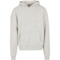 Sweatshirt URBAN CLASSICS "Urban Classics Herren Ultra Heavy Hoody" Gr. L, grau (lightgrau), Herren, 100% Baumwolle, unifarben, Sweatshirts