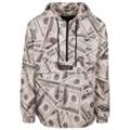 Allwetterjacke MISTERTEE "MisterTee Herren Mister Tee Dollar Windbreaker", Herren, Gr. M, beige (sand), 100% Polyester, unifarben, casual, normal, Rundhals, Kurzarm, Jacken