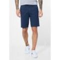 Shorts STREET ONE MEN, Herren, Gr. 30, Kurz, blau (navy blau), Web, 97% Baumwolle, 3% Elasthan, unifarben, casual, slim fit knielang, Hosen, Middle Waist