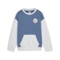 Sweatshirt PUMA "CLASSICS FC T-Shirt mit Rundhalsausschnitt Kinder" Gr. 104, blau (blue horizon) Kinder Sweatshirts