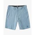 2-in-1-Shorts BILLABONG "Crossfire", Kinder, Gr. 13(152-160cm), blau (dusty blau), 64% recyceltes Polyester, 22% Bio-Baumwolle, 8% Elastan, 6% Polyamid, Hosen