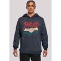 Kapuzenpullover F4NT4STIC "Stranger Things Friends Dont Lie Hands Netflix", Herren, Gr. M, blau (navy), Obermaterial: 65% Baumwolle, 35% Polyester, casual, slim fit, Pullover, Premium Qualität