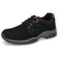 Schnürschuh CAMEL ACTIVE, Herren, Gr. 42, schwarz, Nubukleder, casual, Schuhe, Freizeitschuh, Halbschuh, Trekkingschuh mit Profillaufsohle