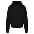 Rundhalspullover F4NT4STIC "F4NT4STIC Herren transparent and RICK with Ultra Heavy Hoody", Herren, Gr. L, schwarz, 100% Baumwolle, unifarben, casual, normal, ohne Ausschnitt, Langarm, Pullover