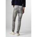 Gerade Jeans CECIL Gr. 29, Länge 28, grau (light grau stone wash), Damen, 78% Baumwolle, 20% Polyester, 2% Elasthan, unifarben, Jeans, 5-Pocket-Style