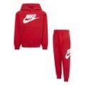 Jogginganzug NIKE SPORTSWEAR Gr. 6 (116), rot (university red) Kinder Sportanzüge für