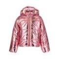 Steppjacke ZIGZAG "Fantasy", Herren, Gr. 104, rosa, 100% Polyester, unifarben, casual, normal, ohne Ausschnitt, Jacken, im stylischen Metallic-Look