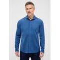 Langarmhemd ETERNA "SLIM FIT" Gr. 38, Normalgrößen, blau (rauchblau) Herren Hemden