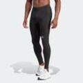 Lauftights ADIDAS PERFORMANCE "RUN IT TIGHT" Gr. XXL, N-Gr, schwarz Herren Hosen