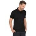 Poloshirt TRIGEMA, Herren, Gr. L, schwarz, 94% Baumwolle, Mako-supergekämmt, 6% Elastan, Shirts