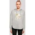 Kapuzenpullover F4NT4STIC "Fall Out Boy Chest Youth Skull", Damen, Gr. S, grau, Obermaterial: 100% Baumwolle, casual, oversize, Pullover, Premium Qualität