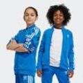 Trainingsjacke ADIDAS ORIGINALS "ADICOLOR SST ORIGINALS" Gr. 176, blau (blaubird), Kinder, Obermaterial: 100% Polyester, gestreift, Jacken, Superstar