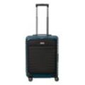 Hartschalen-Trolley TITAN "LITRON Frame mit Vortasche, Safeplus-Verschluss" Gr. B/H/T: 40cm x 55cm x 23cm 42 l, blau (petrol) Koffer Hartschalen-Koffer Made in Germany mit 10 Jahren Herstellergarantie