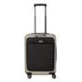 Hartschalen-Trolley TITAN "LITRON, 55 cm mit Vortasche" Gr. B/H/T: 40cm x 55cm x 23cm 42 l, beige (champagner) Koffer Hartschalen-Koffer Made in Germany mit 10 Jahren Herstellergarantie