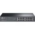 TP-LINK Netzwerk-Switch "TL-SG1016PE 16-Port Gigabit Desktop POE" Netzwerk-Switches schwarz