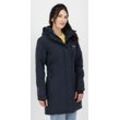 Winterjacke DEPROC ACTIVE "MONTREAL LONG WMN" Gr. 36 (S), blau (navy) Damen Jacken auch in Großen Größen erhältlich