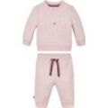 Shirt & Hose TOMMY HILFIGER Gr. 56, precious pink Baby KOB Set-Artikel mit Logodruck