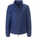 Daunen-Steppjacke Stehkragen MYBC blau, 38